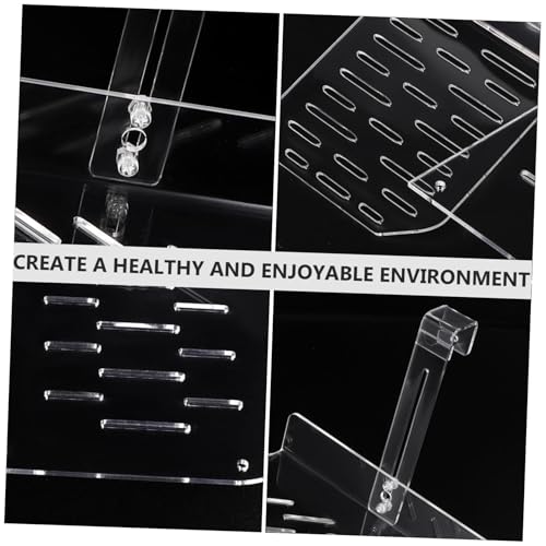 HOLIDYOYO Turtle Tank Platform aus Acryl Transparentes Schildkröten basking terrasse mit Hängendem Design rutschfeste Ruhe Zuchtfläche für Wasserschildkröten und Aquarien Großes Dreieck mit HOLIDYOYO Turtle Tank Platform aus Acryl Transparentes Schildkröten basking terrasse mit Hängendem Design rutschfeste Ruhe Zuchtfläche für Wasserschildkröten und Aquarien Großes Dreieck mit von HOLIDYOYO