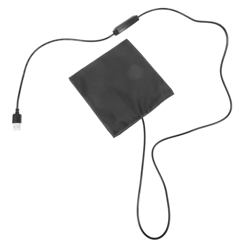 HOLIDYOYO USB Heizmatte für Hamster mit Temperaturregelung Wiederverwendbare Wärmeunterlage aus Langlebigem Kohlefaser Material Tragbares Heizkissen für Kleine Haustiere Wie Vögel Kaninchen von HOLIDYOYO