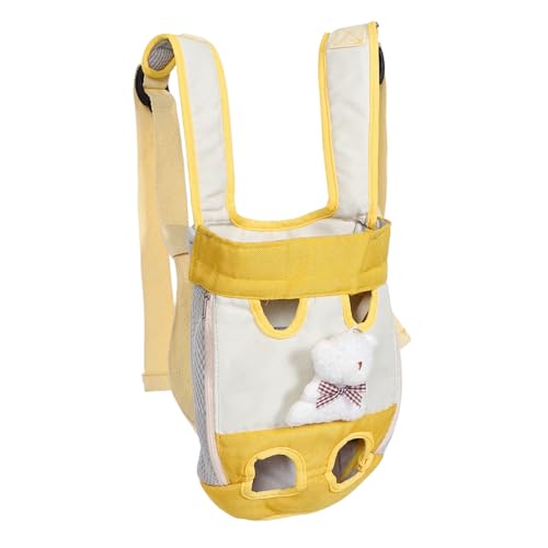 HOLIDYOYO Verstellbarer Atmungsaktiver Haustier-Rucksack Vorne für Kleine und Mittelgroße Hunde Katzen Ergonomisch Gepolsterte Träger Belüftet für Wandern Camping Reisen HOLIDYOYO Verstellbarer Atmungsaktiver Haustier-Rucksack Vorne für Kleine und Mittelgroße Hunde Katzen Ergonomisch Gepolsterte Träger Belüftet für Wandern Camping Reisen von HOLIDYOYO