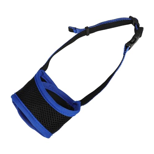 HOLIDYOYO Verstellbarer Maulkorb für Kleine Hunde aus Strapazierfähigem Nylon und Atmungsaktivem Mesh Verstellbar mit Schnallen Antibell und Beissschutz für Chihuahua und Welpen HOLIDYOYO Verstellbarer Maulkorb für Kleine Hunde aus Strapazierfähigem Nylon und Atmungsaktivem Mesh Verstellbar mit Schnallen Antibell und Beissschutz für Chihuahua und Welpen von HOLIDYOYO