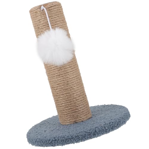 HOLIDYOYO Vertikaler Katzenkratzbaum Bequemer Kratzbaum für Katzen mit Hängendem Ball für Kätzchen und Tägliches Tiefer Säulenbezug Platzsparendes Zubehör HOLIDYOYO Vertikaler Katzenkratzbaum Bequemer Kratzbaum für Katzen mit Hängendem Ball für Kätzchen und Tägliches Tiefer Säulenbezug Platzsparendes Zubehör von HOLIDYOYO