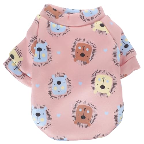 HOLIDYOYO Warmer Haustiermantel mit Niedlichem Cartoon Print Gefüttert und Kleine Hunde und Katzenjacke für Winter Kuschelige Schutzkleidung Atmungsaktiv und Modisch für Kalte Tage HOLIDYOYO Warmer Haustiermantel mit Niedlichem Cartoon Print Gefüttert und Kleine Hunde und Katzenjacke für Winter Kuschelige Schutzkleidung Atmungsaktiv und Modisch für Kalte Tage von HOLIDYOYO