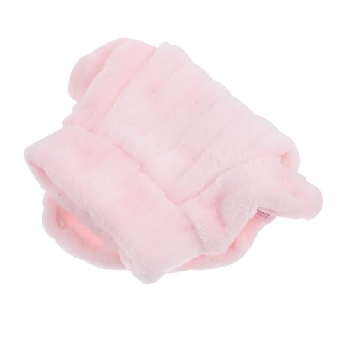 HOLIDYOYO Warmer Sphynx Katzenpullover mit Hohem Kragen Winter Outfit für Haarlose Katzen Schützender Dünner Haustiermantel in Hellrosa Leicht Auszuziehen für Kalte Jahreszeiten von HOLIDYOYO