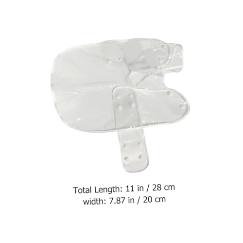 HOLIDYOYO Wasserdichter Hunderegenmantel Transparent mit Knopfverschluss Leichter Outdoor Regenmantel für Kleine Hunde Bequem Anzuziehen Schützt vor Nässe und Sorgt für Angenehmen von HOLIDYOYO