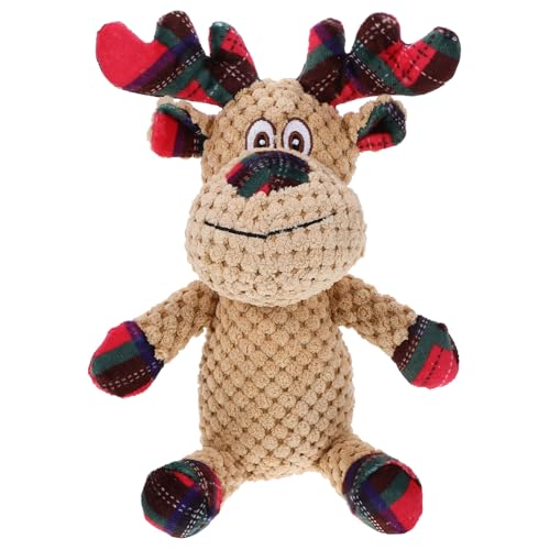 HOLIDYOYO Weihnachtsplüschspielzeug für Kleine Hunde Kauspielzeug für Welpen mit Quietschfunktion Langlebig und Sicher für Kau und Spielspaß HOLIDYOYO Weihnachtsplüschspielzeug für Kleine Hunde Kauspielzeug für Welpen mit Quietschfunktion Langlebig und Sicher für Kau und Spielspaß von HOLIDYOYO