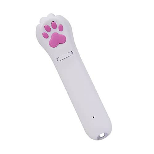 HOLIDYOYO Wiederaufladbarer Interaktiver Katzen Teaser Stick Mit LED Licht USB Katzenspielzeug Für Aktives Und Training Funktionsspielzeug Für Katzen Und Kätzchen von HOLIDYOYO