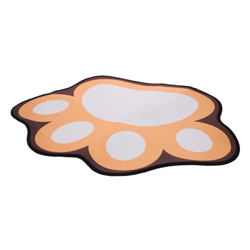 HOLIDYOYO Wiederverwendbare rutschfeste Pet Futterunterlage aus Hochwertigem Material Schnell Trocknende Wasserschalenmatte für Katzen und Hunde Einfache Stilvolles Design für Saubere von HOLIDYOYO