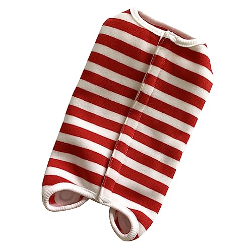 HOLIDYOYO Wundschutzanzug Für Atmungsaktive Erholungsbekleidung Nach Operationen Verhindert Lecken Und Kratzen Bequemes Haustier Outfit Für Schnelle Genesung Weinrot von HOLIDYOYO