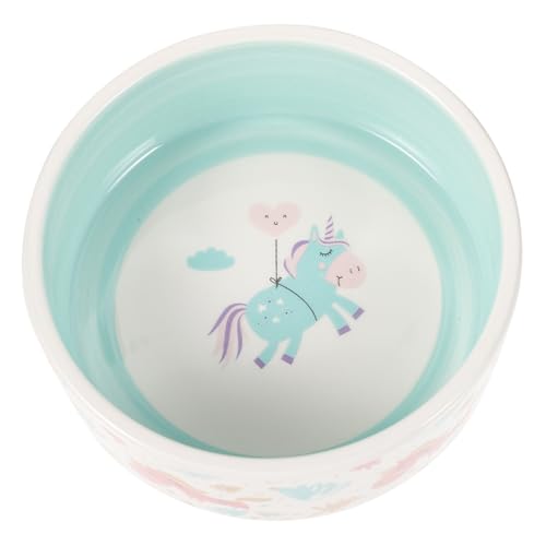HOLIDYOYO hundefutternapf pet Supplies pet Food Container cat Bowls Katzennapf Tiergeschirr Haustiere Snackschale für Katzen Haustierbedarf Nackenschutzschale Haustiernapf Keramik Blue von HOLIDYOYO