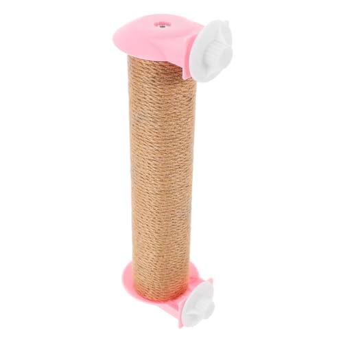 HOLIDYOYO kratzbaum für Katzen katzenkratzbaum katzenmöbel Katzenkratzsäule Katzenkratzstange Kratzbaum für große Katzen Ersatz für Katzenkratzbäume Katzenkratzer Post Katzenpost Jute Rosa von HOLIDYOYO