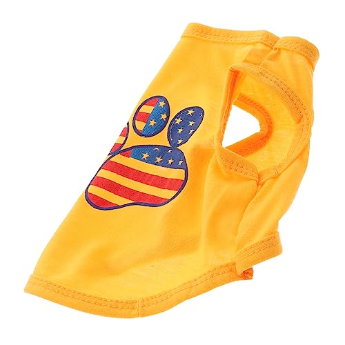 HOLIDYOYO tragbare Kleidung für Haustiere hundeweste hundekleidung hundebekleidung hundekleider Körperpflege Hunde -Tanktops für kleine Hunde Katzenweste Outdoor-Haustierkleidung Baumwolle von HOLIDYOYO