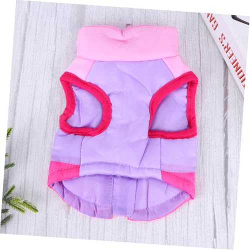 HOLIDYOYO wasserdichte Hundeweste Winterjacke aus Weichem Baumwollstoff für Kleine Hunde Wendbar Atmungsaktiv und Warm für Spaziergänge und Outdoor Sport im Herbst und Winter S Rosa Violett HOLIDYOYO wasserdichte Hundeweste Winterjacke aus Weichem Baumwollstoff für Kleine Hunde Wendbar Atmungsaktiv und Warm für Spaziergänge und Outdoor Sport im Herbst und Winter S Rosa Violett von HOLIDYOYO