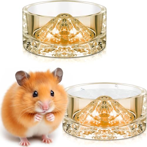 Hamster-Wassernäpfe aus Glas, Hamster, Futternäpfe, Berg-Stil, Trinkschüssel, Anti-Drehen, für Zwerg, syrische Hamster, Meerschweinchen, Rennmäuse, Mäuse, Igel, Ratten, Chinchilla, kleine Haustiere, Hamster-Wassernäpfe aus Glas, Hamster, Futternäpfe, Berg-Stil, Trinkschüssel, Anti-Drehen, für Zwerg, syrische Hamster, Meerschweinchen, Rennmäuse, Mäuse, Igel, Ratten, Chinchilla, kleine Haustiere, von HOLLIHI
