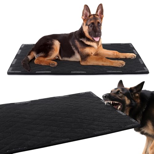 HOMBYS Kaufestes Hundebett mit Metall-Nietenecke, 88,9 x 55,9 cm HOMBYS Kaufestes Hundebett mit Metall-Nietenecke, 88,9 x 55,9 cm von HOMBYS