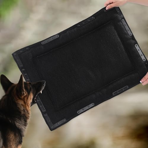 HOMBYS Unzerstörbares kaufestes Hundebett mit 12 Metallnieten, ultra-langlebige 2 cm dicke Hundehüttenmatte für aggressive Kauer und zahnende Welpen, wasserdichtes Haustierbett, passend für kleine HOMBYS Unzerstörbares kaufestes Hundebett mit 12 Metallnieten, ultra-langlebige 2 cm dicke Hundehüttenmatte für aggressive Kauer und zahnende Welpen, wasserdichtes Haustierbett, passend für kleine von HOMBYS
