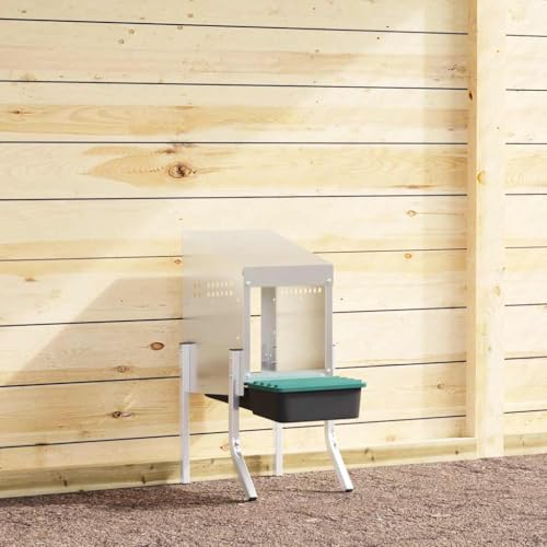 HOMEELIKE H¡§1hner-Nistkasten 1 Abteil mit Beinen Verzinkter Stahl HOMEELIKE H¡§1hner-Nistkasten 1 Abteil mit Beinen Verzinkter Stahl von HOMEELIKE