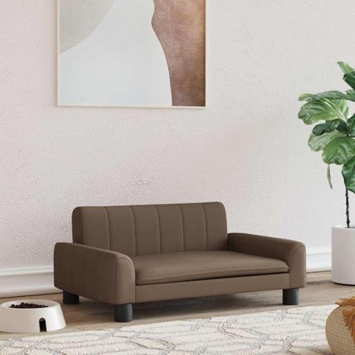 HOMEELIKE Hundebett Braun 70x45x30 cm Stoff von HOMEELIKE