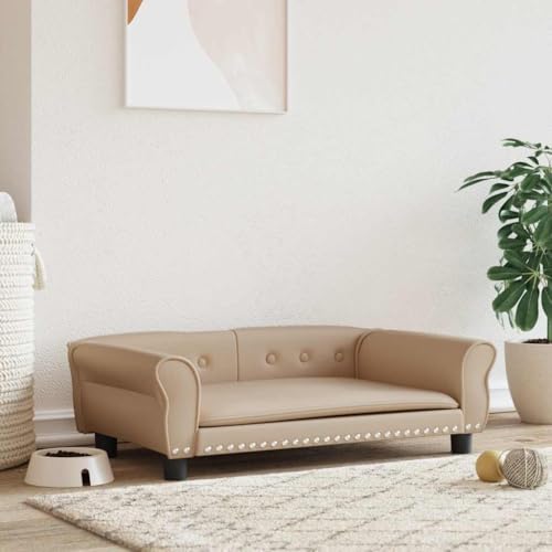 HOMEELIKE Hundebett Cappuccino-Braun 95x55x30 cm Kunstleder HOMEELIKE Hundebett Cappuccino-Braun 95x55x30 cm Kunstleder von HOMEELIKE