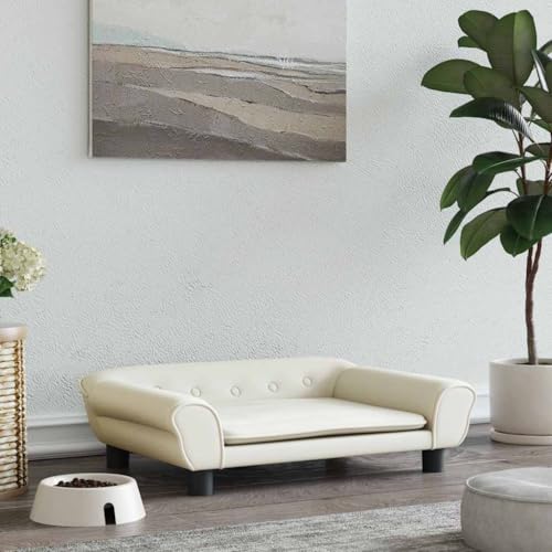 HOMEELIKE Hundebett Creme 70x48x22 cm Samt HOMEELIKE Hundebett Creme 70x48x22 cm Samt von HOMEELIKE