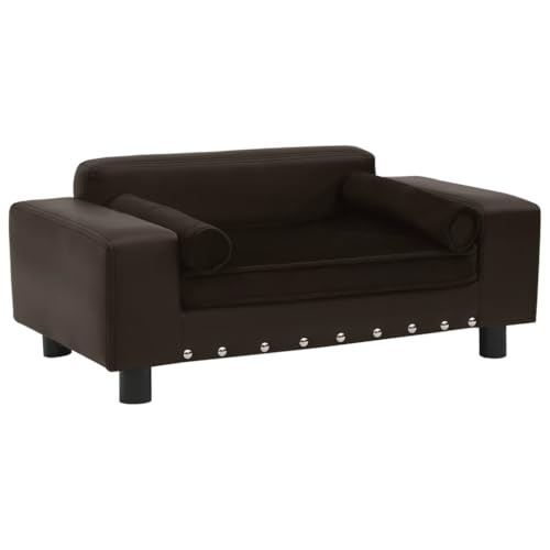 HOMEELIKE Hundesofa Braun 81x43x31 cm Pl¡§1sch und Kunstleder HOMEELIKE Hundesofa Braun 81x43x31 cm Pl¡§1sch und Kunstleder von HOMEELIKE