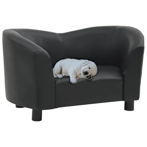 HOMEELIKE Hundesofa Schwarz 67x41x39 cm Kunstleder HOMEELIKE Hundesofa Schwarz 67x41x39 cm Kunstleder von HOMEELIKE
