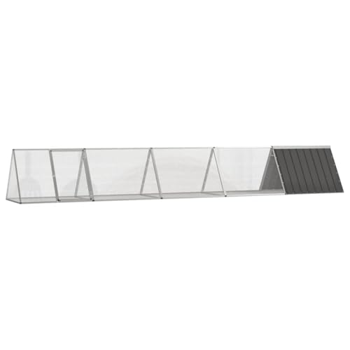 HOMEELIKE Kaninchenk?fig Anthrazit 504,5x80,5x71 cm Verzinkter Stahl HOMEELIKE Kaninchenk?fig Anthrazit 504,5x80,5x71 cm Verzinkter Stahl von HOMEELIKE