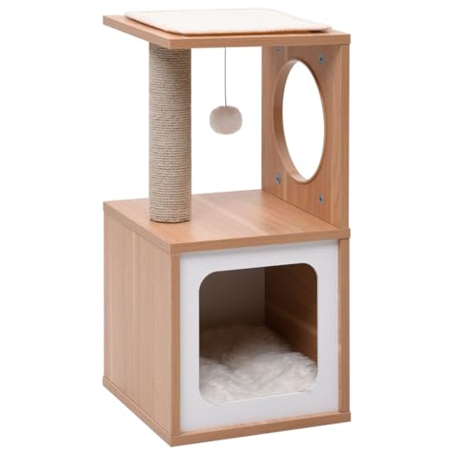 HOMEELIKE Katzen-Kratzbaum mit Sisal-Kratzmatte 60 cm HOMEELIKE Katzen-Kratzbaum mit Sisal-Kratzmatte 60 cm von HOMEELIKE