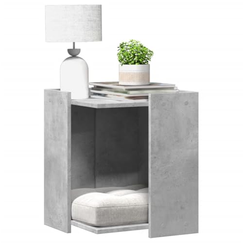 HOMEELIKE Katzenklo Betongrau 42x42x51 cm Holzwerkstoff HOMEELIKE Katzenklo Betongrau 42x42x51 cm Holzwerkstoff von HOMEELIKE