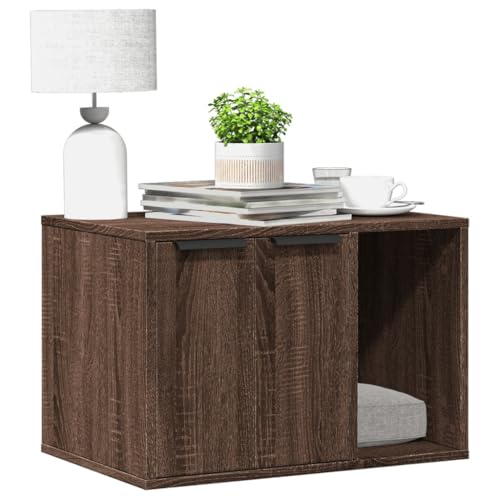 HOMEELIKE Katzenklo Eichen-Optik 60x40x40 cm Holzwerkstoff HOMEELIKE Katzenklo Eichen-Optik 60x40x40 cm Holzwerkstoff von HOMEELIKE