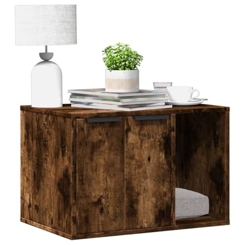 HOMEELIKE Katzenklo R?uchereiche 60x40x40 cm Holzwerkstoff HOMEELIKE Katzenklo R?uchereiche 60x40x40 cm Holzwerkstoff von HOMEELIKE