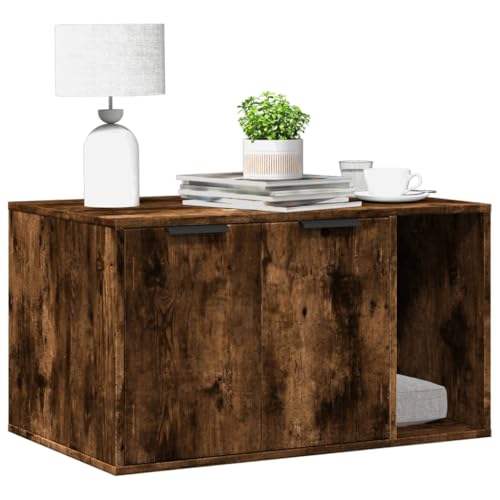 HOMEELIKE Katzenklo R?uchereiche 80x50x45 cm Holzwerkstoff von HOMEELIKE