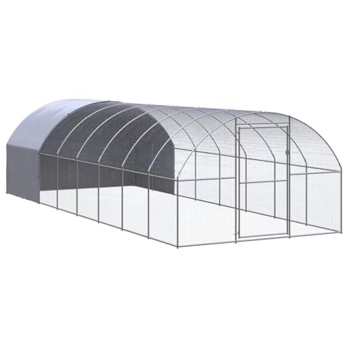 HOMEELIKE Outdoor-H¡§1hnerstall 3x8x2 m Verzinkter Stahl HOMEELIKE Outdoor-H¡§1hnerstall 3x8x2 m Verzinkter Stahl von HOMEELIKE