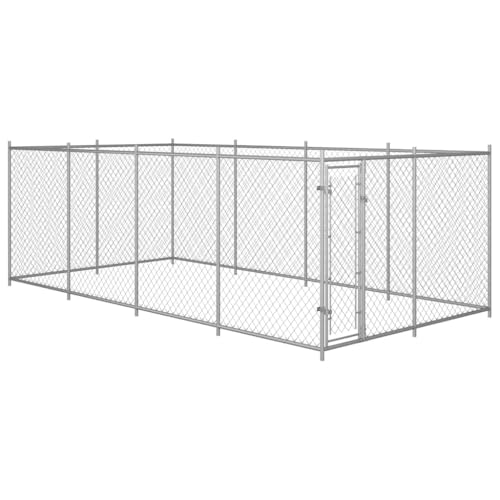 HOMEELIKE Outdoor-Hundezwinger 7,6x3,8x1,9 m von HOMEELIKE