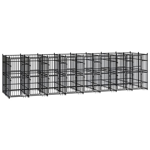 HOMEELIKE Outdoor-Hundezwinger Stahl 14,75 m2 HOMEELIKE Outdoor-Hundezwinger Stahl 14,75 m2 von HOMEELIKE