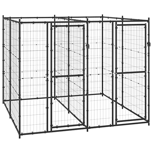 HOMEELIKE Outdoor-Hundezwinger Stahl 4,84 m2 HOMEELIKE Outdoor-Hundezwinger Stahl 4,84 m2 von HOMEELIKE
