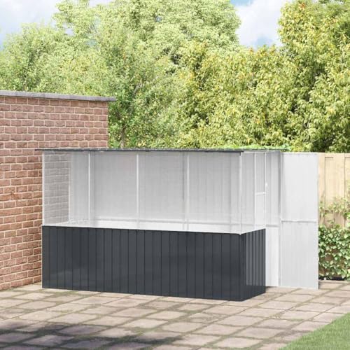 HOMEELIKE Vogelk?fig Anthrazit 215 x 78 x 200 cm, verzinkter Stahl HOMEELIKE Vogelk?fig Anthrazit 215 x 78 x 200 cm, verzinkter Stahl von HOMEELIKE