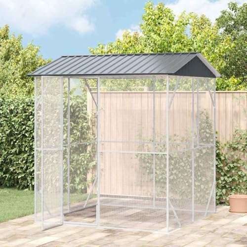 HOMEELIKE Vogelvoliere in Anthrazit, 210 x 227 x 247 cm, aus Stahl. HOMEELIKE Vogelvoliere in Anthrazit, 210 x 227 x 247 cm, aus Stahl. von HOMEELIKE