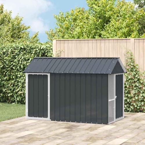 HOMEELIKE Vogelvoliere in Anthrazit ¨C 112 x 215 x 141 cm aus Stahl HOMEELIKE Vogelvoliere in Anthrazit ¨C 112 x 215 x 141 cm aus Stahl von HOMEELIKE