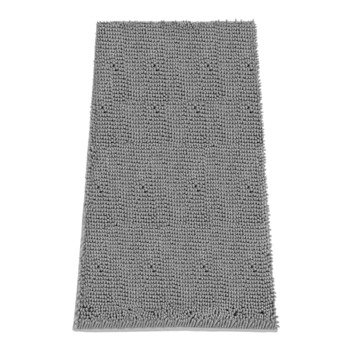 HOMEK Saugfähige Hunde-Fußmatte für schlammige Pfoten, 152,4 x 76,2 cm, Chenille-Matten für den Eingangsbereich, waschbar, rutschfest, weich, Hellgrau HOMEK Saugfähige Hunde-Fußmatte für schlammige Pfoten, 152,4 x 76,2 cm, Chenille-Matten für den Eingangsbereich, waschbar, rutschfest, weich, Hellgrau von HOMEK