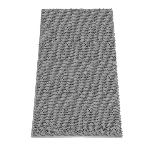 HOMEK Saugfähige Hunde-Fußmatte für schlammige Pfoten, 182,9 x 91,4 cm, Chenille-Matten für den Eingangsbereich, waschbar, rutschfest, weich, Hellgrau HOMEK Saugfähige Hunde-Fußmatte für schlammige Pfoten, 182,9 x 91,4 cm, Chenille-Matten für den Eingangsbereich, waschbar, rutschfest, weich, Hellgrau von HOMEK