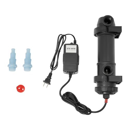 HOMEONENIC Aquarium UV Sterilisator Licht 18W Sterilisationslampe 220-240V 29x9.5x13cm Wasserdichtes UV-Licht 6 Stunden pro Tag Maximaler Wasserdurchfluss 600L/132Gal/h HOMEONENIC Aquarium UV Sterilisator Licht 18W Sterilisationslampe 220-240V 29x9.5x13cm Wasserdichtes UV-Licht 6 Stunden pro Tag Maximaler Wasserdurchfluss 600L/132Gal/h von HOMEONENIC