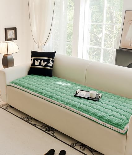 HOMEREFROM Haustier-Couchbezug für Sofa, Hundesofa Abdeckung Schutz, Couchbezug für Hunde waschbar, rutschfest, Hundebett Sofabezug (27,55 * 59,05, Grün) von HOMEREFROM