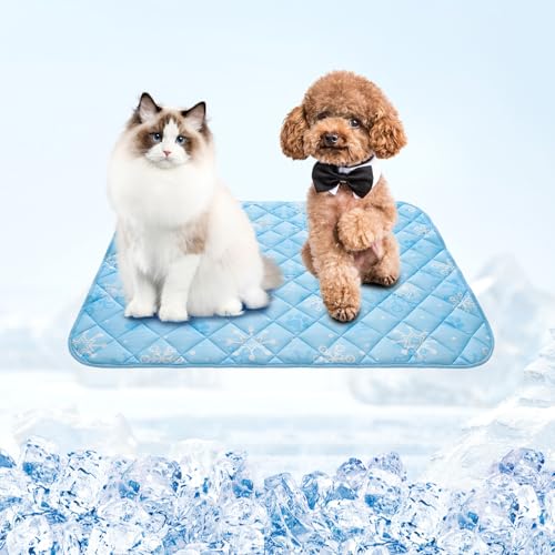 Homimp Cool Pet Pad, Sommer-Kühlmatte und Isomatte, Himmelblau, Größe M, 49,5 x 79,5 cm Homimp Cool Pet Pad, Sommer-Kühlmatte und Isomatte, Himmelblau, Größe M, 49,5 x 79,5 cm von HOMIMP
