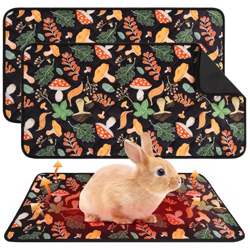 Homimp Meerschweinchen-Urinierunterlagen, selbstheizende Meerschweinchenbett-Pads für den Winter, hält warm, waschbar und rutschfest, Kleintierbetten für den Innenbereich, Kaninchen, Hamster Homimp Meerschweinchen-Urinierunterlagen, selbstheizende Meerschweinchenbett-Pads für den Winter, hält warm, waschbar und rutschfest, Kleintierbetten für den Innenbereich, Kaninchen, Hamster von HOMIMP