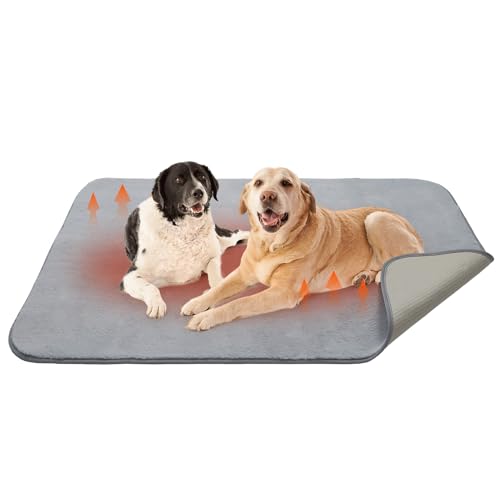 Homimp Selbstwärmendes Katzenbett, beheiztes Katzenbett, Matte für Katzen, kleine Hunde, 106,7 x 71,1 cm Homimp Selbstwärmendes Katzenbett, beheiztes Katzenbett, Matte für Katzen, kleine Hunde, 106,7 x 71,1 cm von HOMIMP
