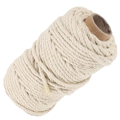 HOMOBABE 1 Rolle Kletterseil für Katzen DIY Kratzseil Katzenkratzbrett Kratzspielzeug für Katzen bastelschnur weiße Schnur kratzseil selber Machen Multifunktions-Katzenkratzseil Sisalseil von HOMOBABE