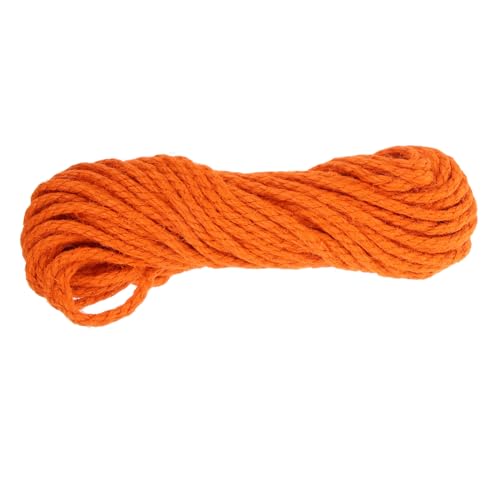 HOMOBABE 1 Rolle Kletterseil für Katzen Jute gewebtes Seil Kratzer Ersatz kratzen DIY Bastelmaterial Gartendekoration Hanfseil Robustes Hanfseil Multifunktions-Katzenkratzseil Orange HOMOBABE 1 Rolle Kletterseil für Katzen Jute gewebtes Seil Kratzer Ersatz kratzen DIY Bastelmaterial Gartendekoration Hanfseil Robustes Hanfseil Multifunktions-Katzenkratzseil Orange von HOMOBABE