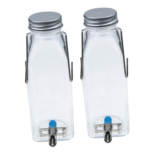HOMOBABE 1 Satz Hängender Kaninchen Wasserspender Leiser Trinkflasche für Kleine Haustiere für Hamster und Meerschweinchen mit Praktischem Design für Umgebung von HOMOBABE