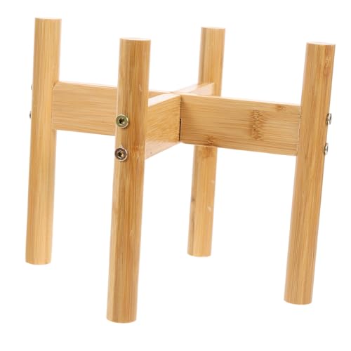 HOMOBABE 1 Satz Halter Für Hundenapf Fütterung Erhöht Abnehmbarer Hundenapfhalter Hundefutterständer Schüssel Ständer Für Hundenapf Einzel Stand Erzogen Hundenapf Mit Ständer Khaki Bambus von HOMOBABE