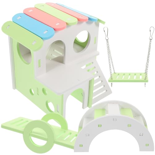 HOMOBABE 1 Satz Hamsterspielzeugnest hamsterhaus Hamster brücke Hamsternest Hamstertunnel Hamster -Versteck Haustier Zubehör für Meerschweinchen dekoratives Hamsterversteck PVC Light Green HOMOBABE 1 Satz Hamsterspielzeugnest hamsterhaus Hamster brücke Hamsternest Hamstertunnel Hamster -Versteck Haustier Zubehör für Meerschweinchen dekoratives Hamsterversteck PVC Light Green von HOMOBABE